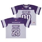 Play Through Pain Crohn’s Football Jersey – ILLTOCHILL Athletic Edge