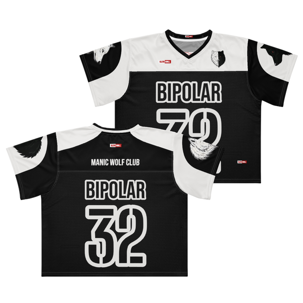 ILLTOCHILL Bipolar disorder Boxy football jersey
