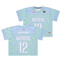 Autism Team Spirit Boxy Football Jersey – Game Day Neurodivergent Confidence ILLTOCHILL - ILLTOCHILL autism awareness merchandise