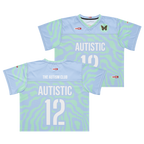 Autism Team Spirit Boxy Football Jersey – Game Day Neurodivergent Confidence ILLTOCHILL - ILLTOCHILL autism awareness merchandise