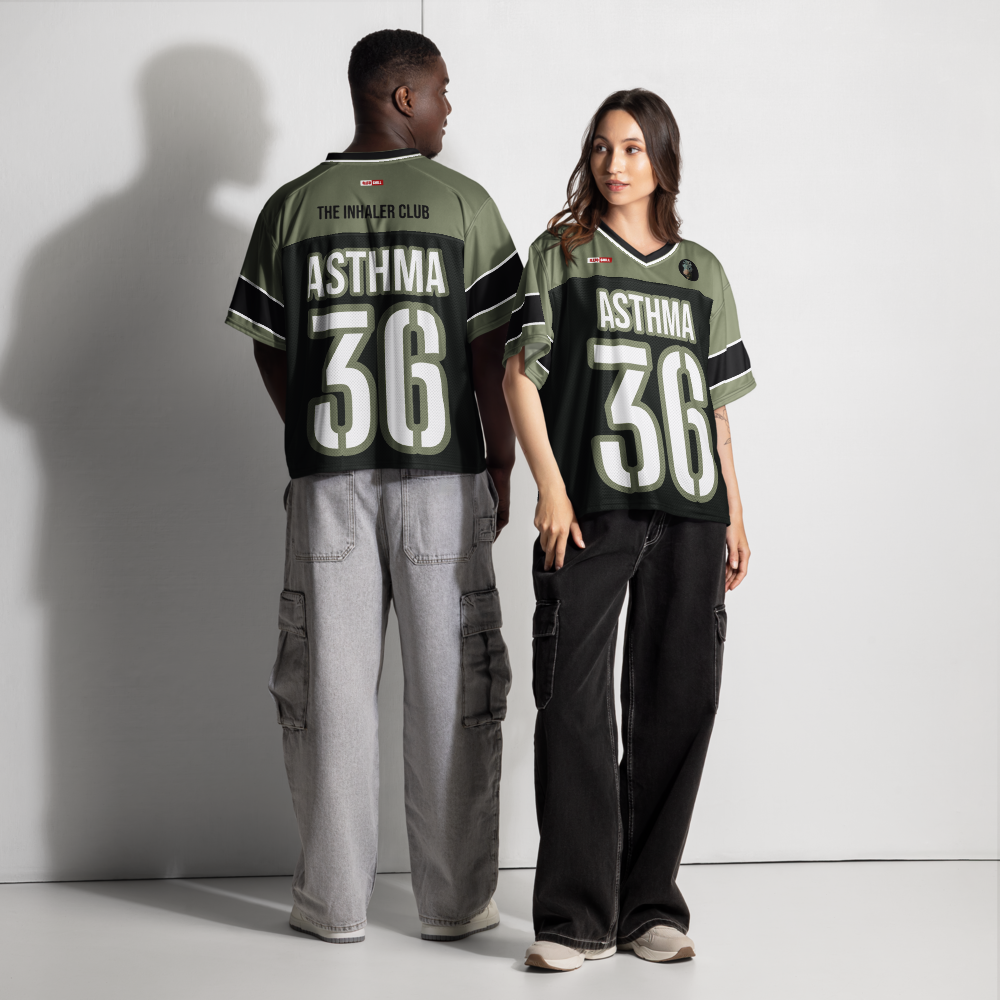Breathe And Move Asthma Football Jersey – ILLTOCHILL Activewear