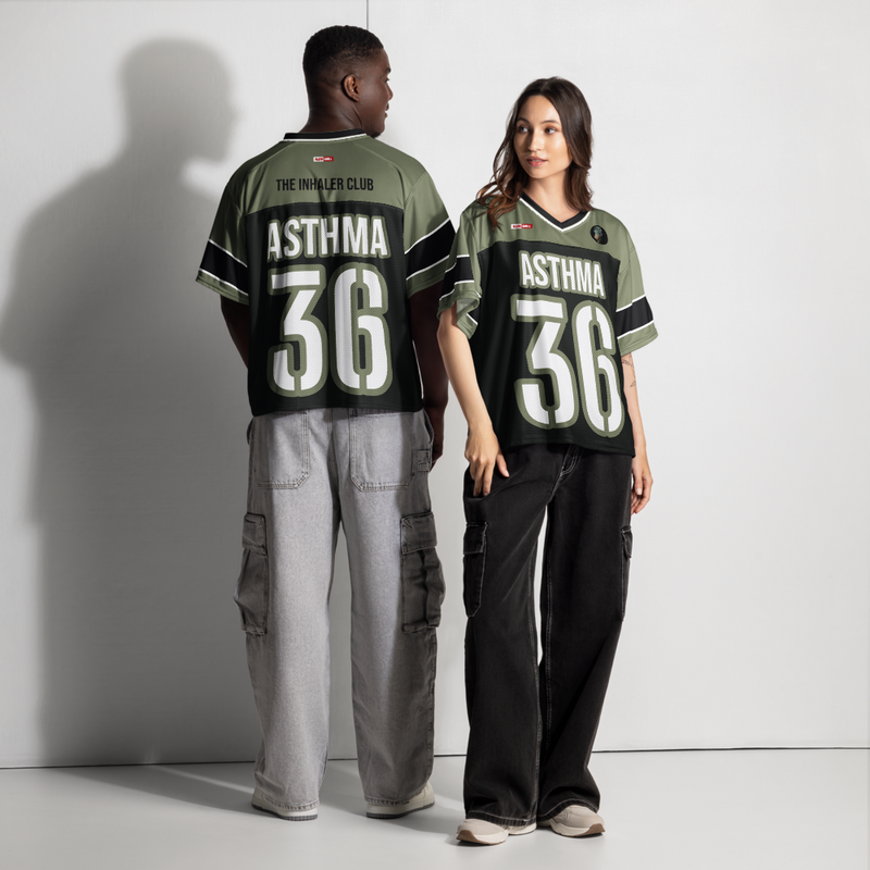 Breathe And Move Asthma Football Jersey – ILLTOCHILL Activewear