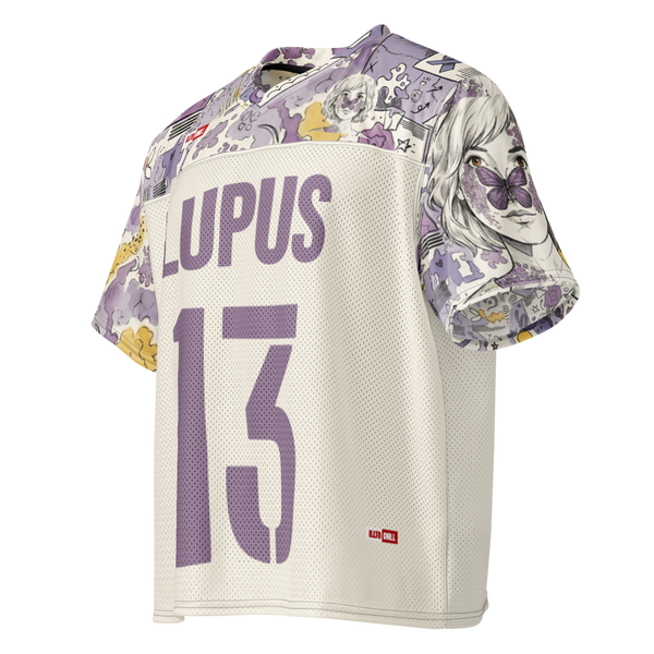 ILLTOCHILL lupus disorder Boxy football jersey