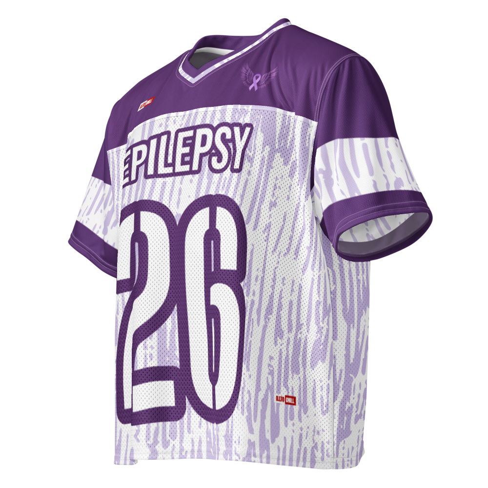 Game On Epilepsy Football Jersey – by ILLTOCHILL Sport Identity Wear