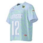 Autism Team Spirit Boxy Football Jersey – Game Day Neurodivergent Confidence ILLTOCHILL - ILLTOCHILL autism awareness merchandise