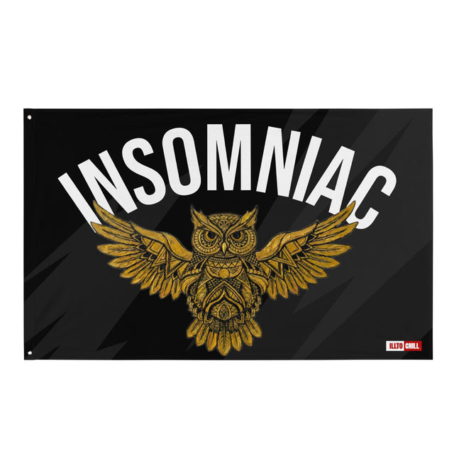 Night Owl Pride Insomnia Flag – ILLTOCHILL bold display