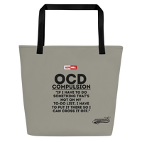 OCD Pride Everyday Carry: All Over Print Large Tote Bag for Every Obsessive Thinker | ILLTOCHILL