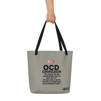 OCD Pride Everyday Carry: All Over Print Large Tote Bag for Every Obsessive Thinker | ILLTOCHILL