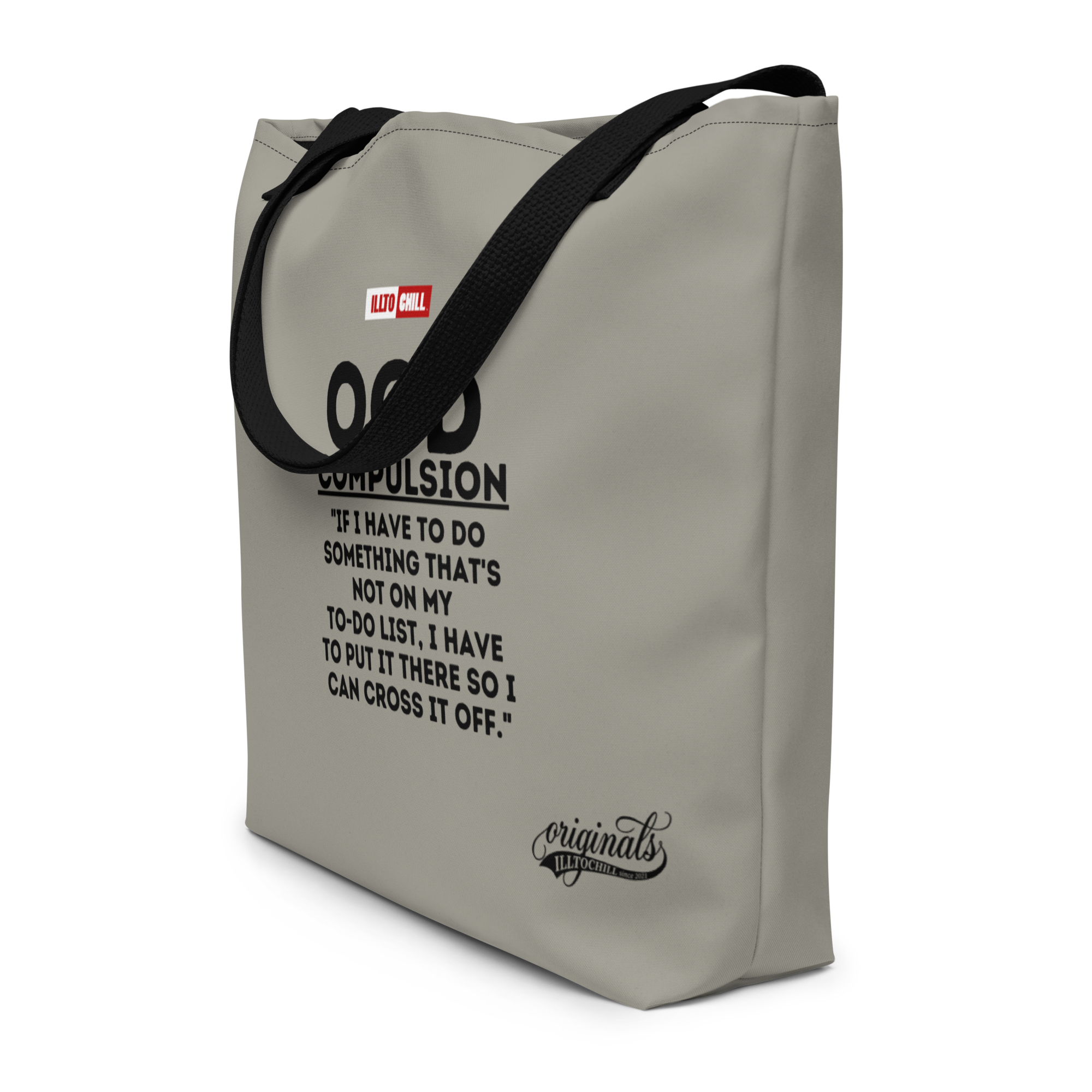 OCD Pride Everyday Carry: All Over Print Large Tote Bag for Every Obsessive Thinker | ILLTOCHILL
