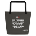 OCD Owned: All Over Print Large Tote Bag for the Community | ILLTOCHILL