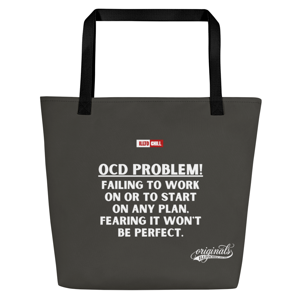 OCD Owned: All Over Print Large Tote Bag for the Community | ILLTOCHILL