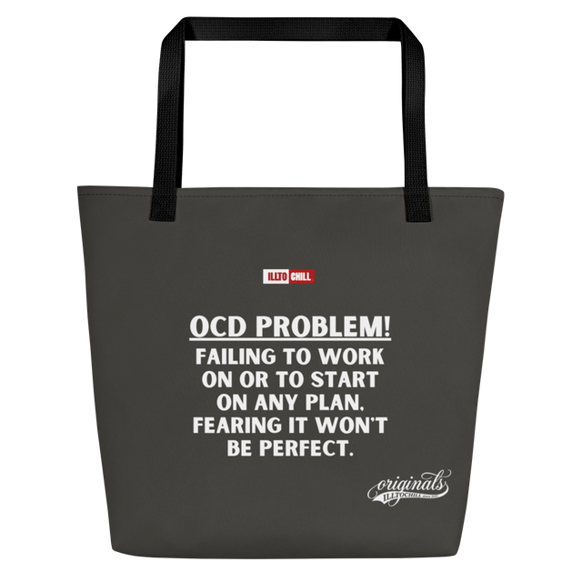 OCD Owned: All Over Print Large Tote Bag for the Community | ILLTOCHILL