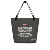OCD Owned: All Over Print Large Tote Bag for the Community | ILLTOCHILL