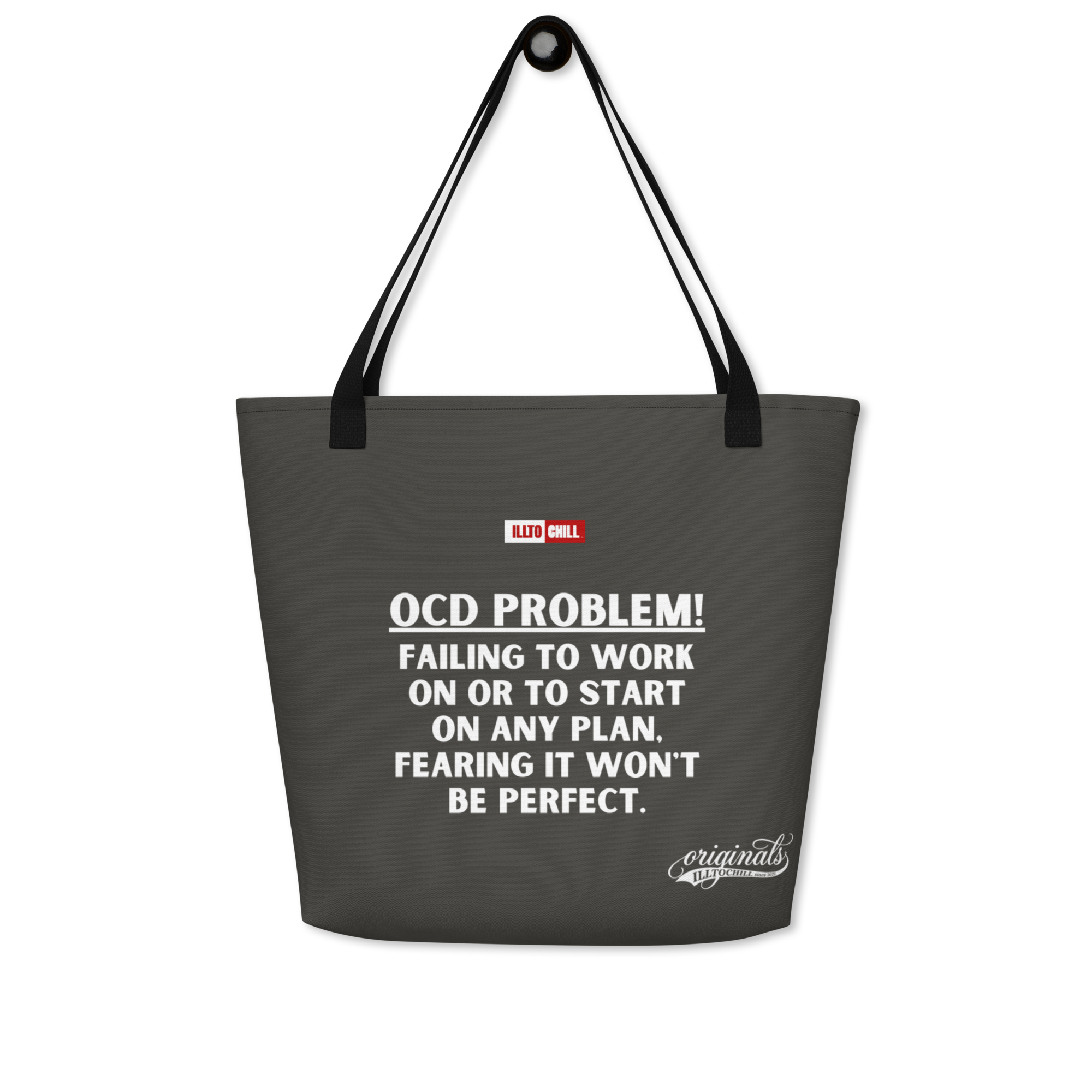 OCD Owned: All Over Print Large Tote Bag for the Community | ILLTOCHILL