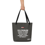 OCD Owned: All Over Print Large Tote Bag for the Community | ILLTOCHILL