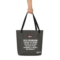 OCD Owned: All Over Print Large Tote Bag for the Community | ILLTOCHILL
