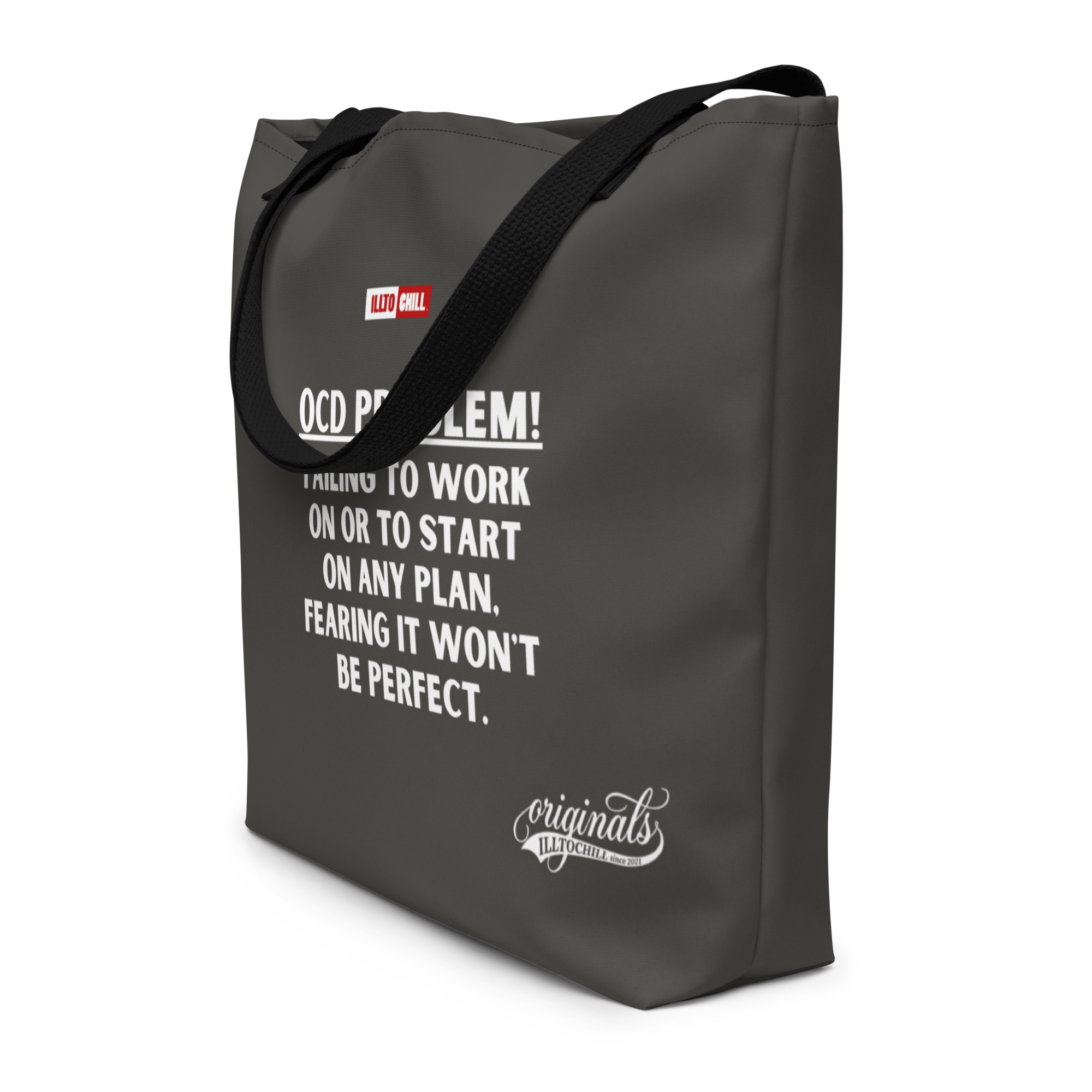 OCD Owned: All Over Print Large Tote Bag for the Community | ILLTOCHILL