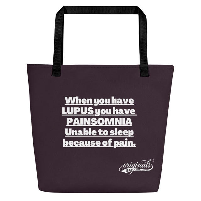 Lupus Pride All Over Print Large Tote Bag for the Community | ILLTOCHILL