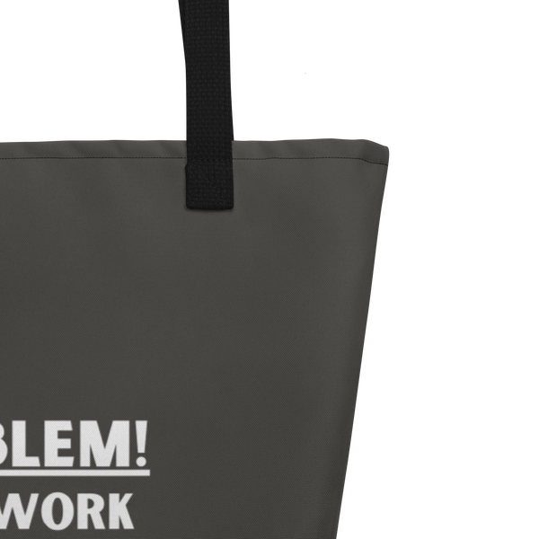 OCD All-Over Print Large Tote Bag
