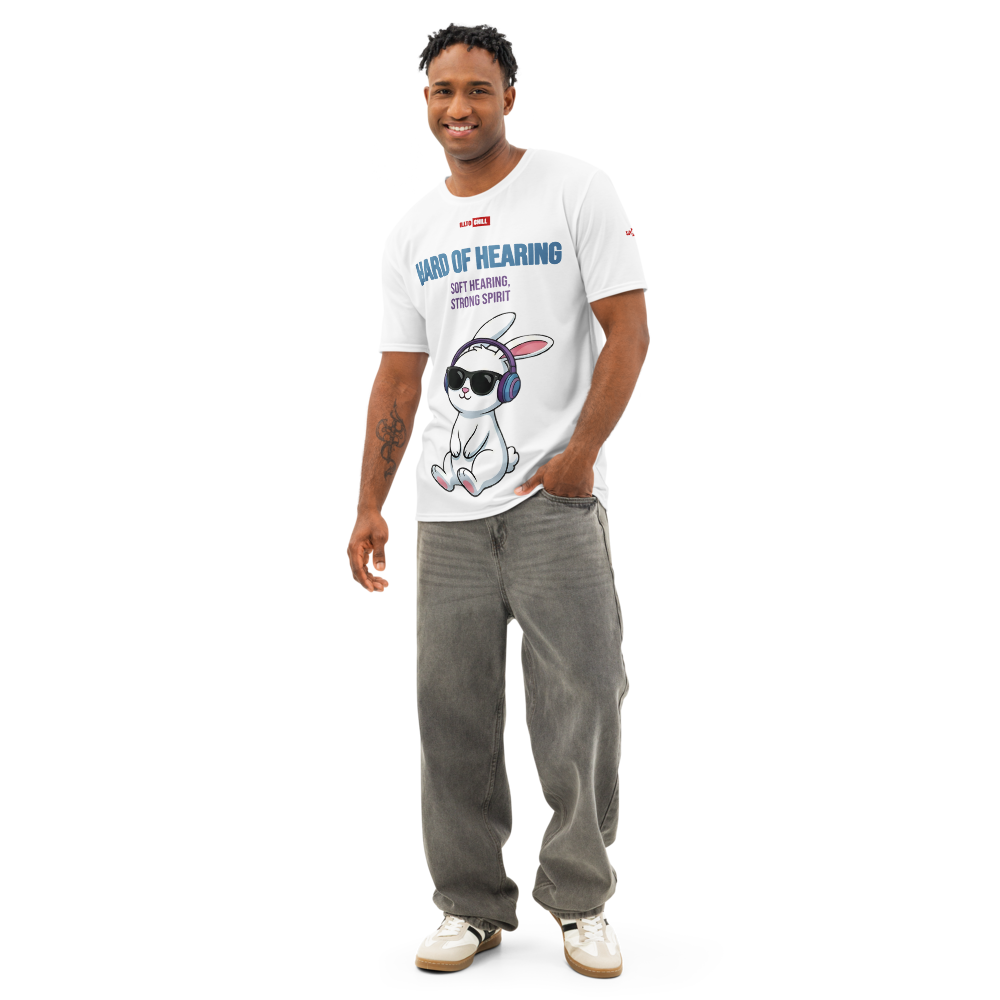 Hard of Hearing and Done Explaining Cotton Crew Neck T-Shirt – ILLTOCHILL Everyday Edge