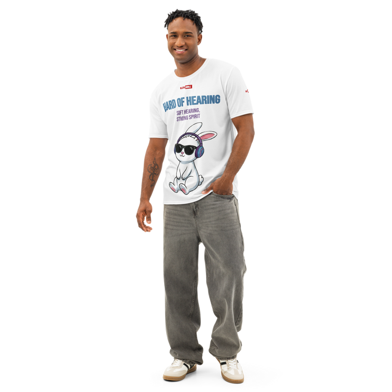 Hard of Hearing and Done Explaining Cotton Crew Neck T-Shirt – ILLTOCHILL Everyday Edge
