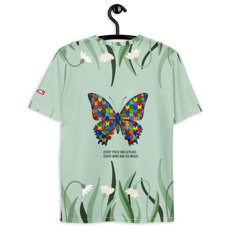 Autism Identity All-Over Print T-Shirt – Statement Apparel for Acceptance ILLTOCHILL - ILLTOCHILL autism awareness merchandise