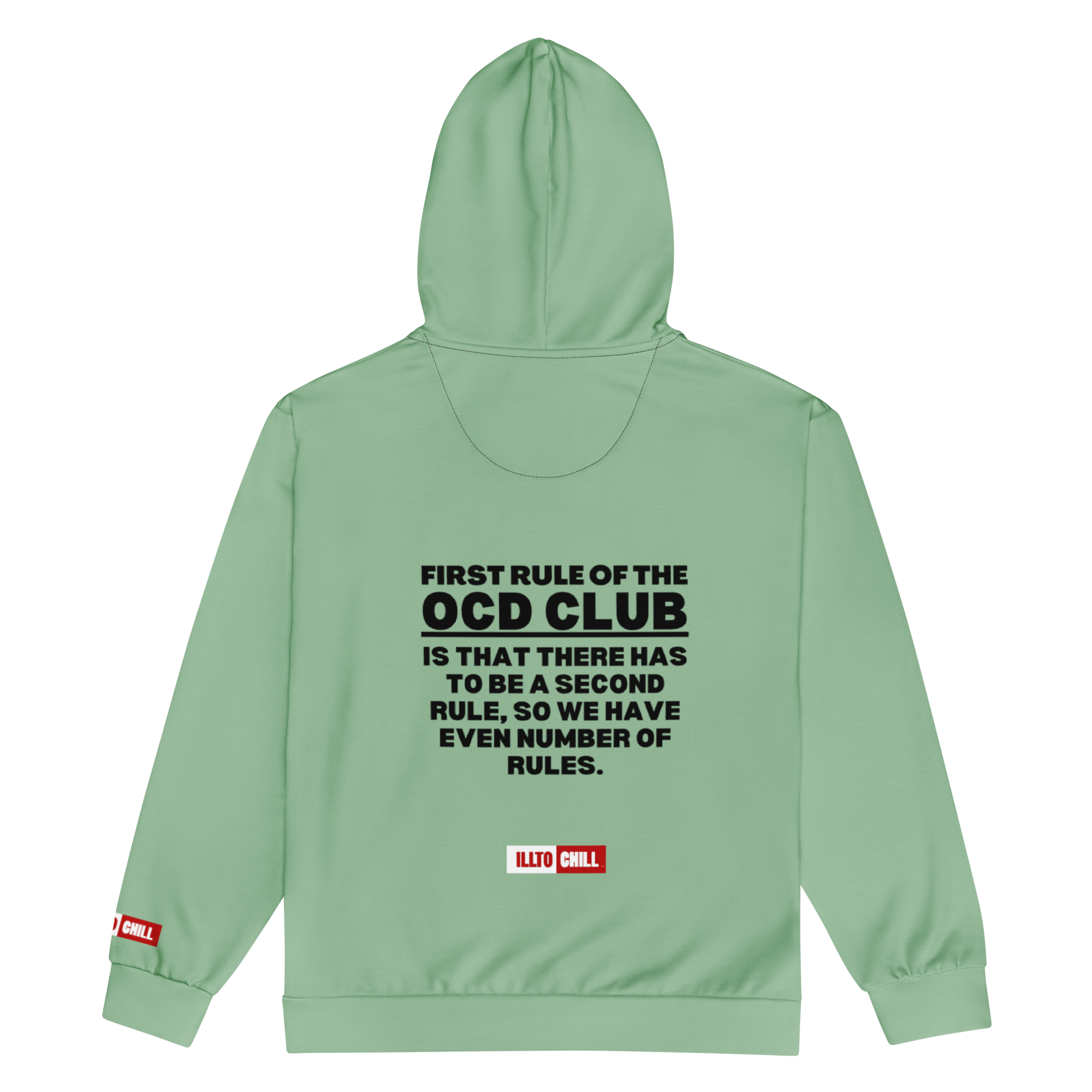 OCD Layered and Loud: Unisex Zip Hoodie for Every Intrusive Thinker | ILLTOCHILL