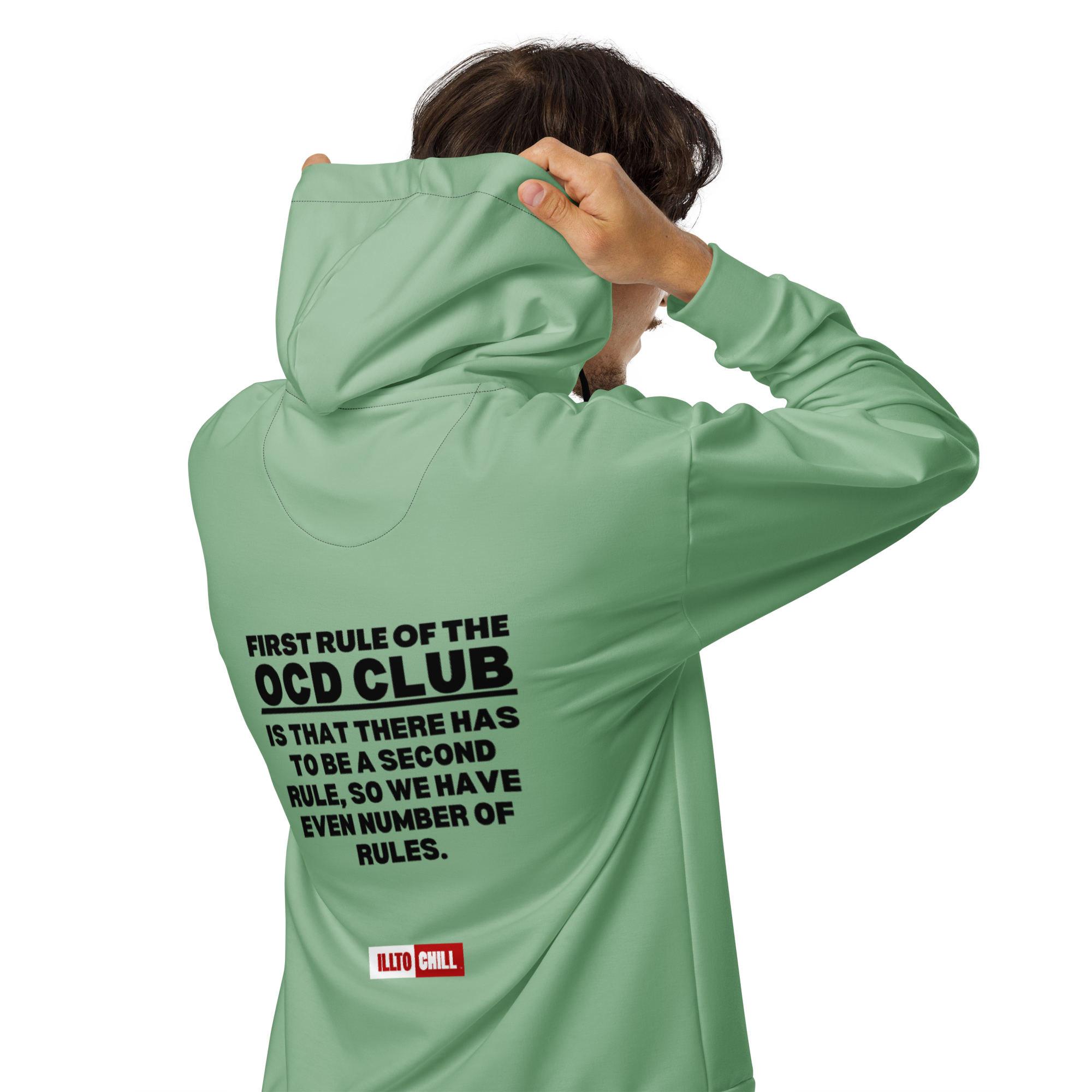 OCD Layered and Loud: Unisex Zip Hoodie for Every Intrusive Thinker | ILLTOCHILL