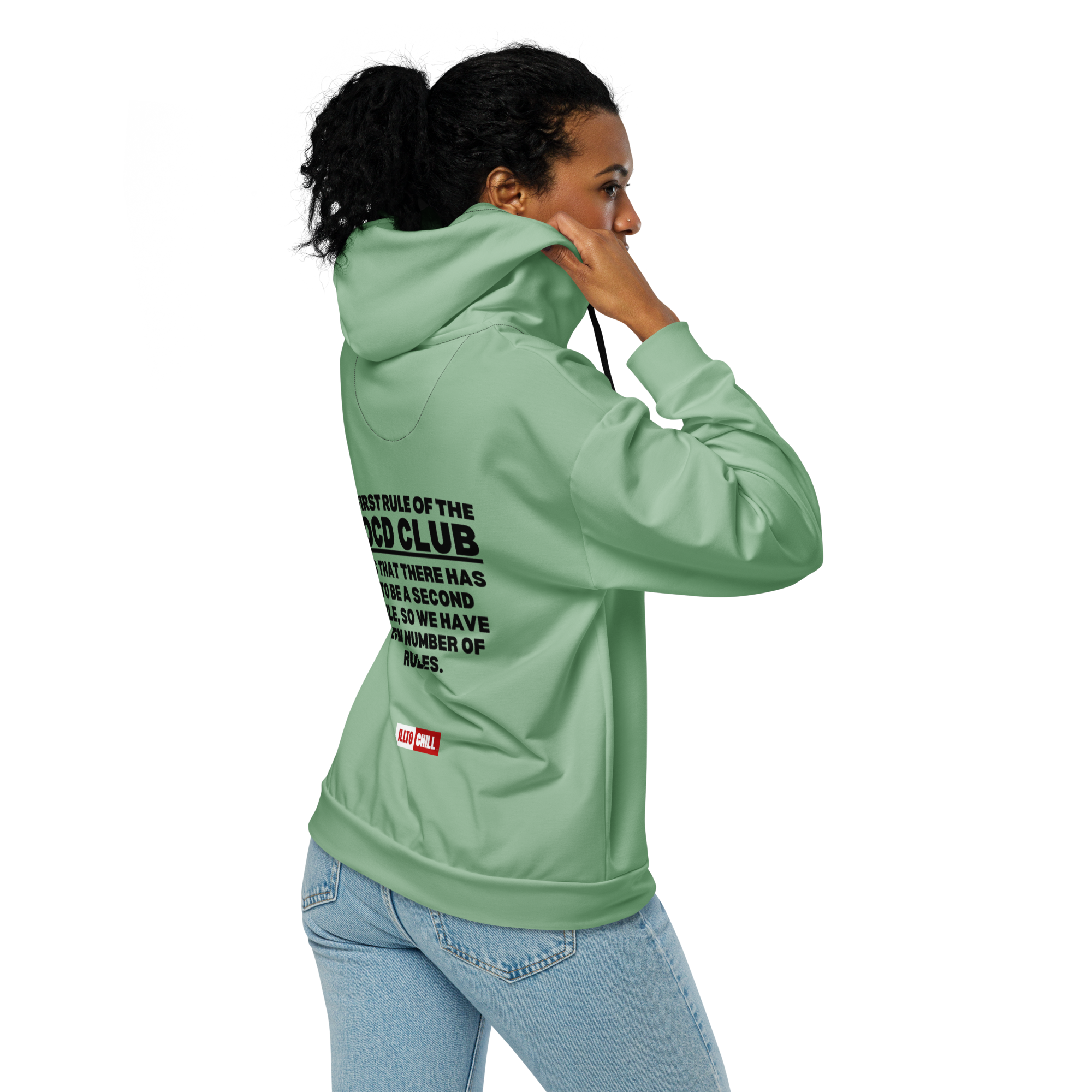 OCD Layered and Loud: Unisex Zip Hoodie for Every Intrusive Thinker | ILLTOCHILL