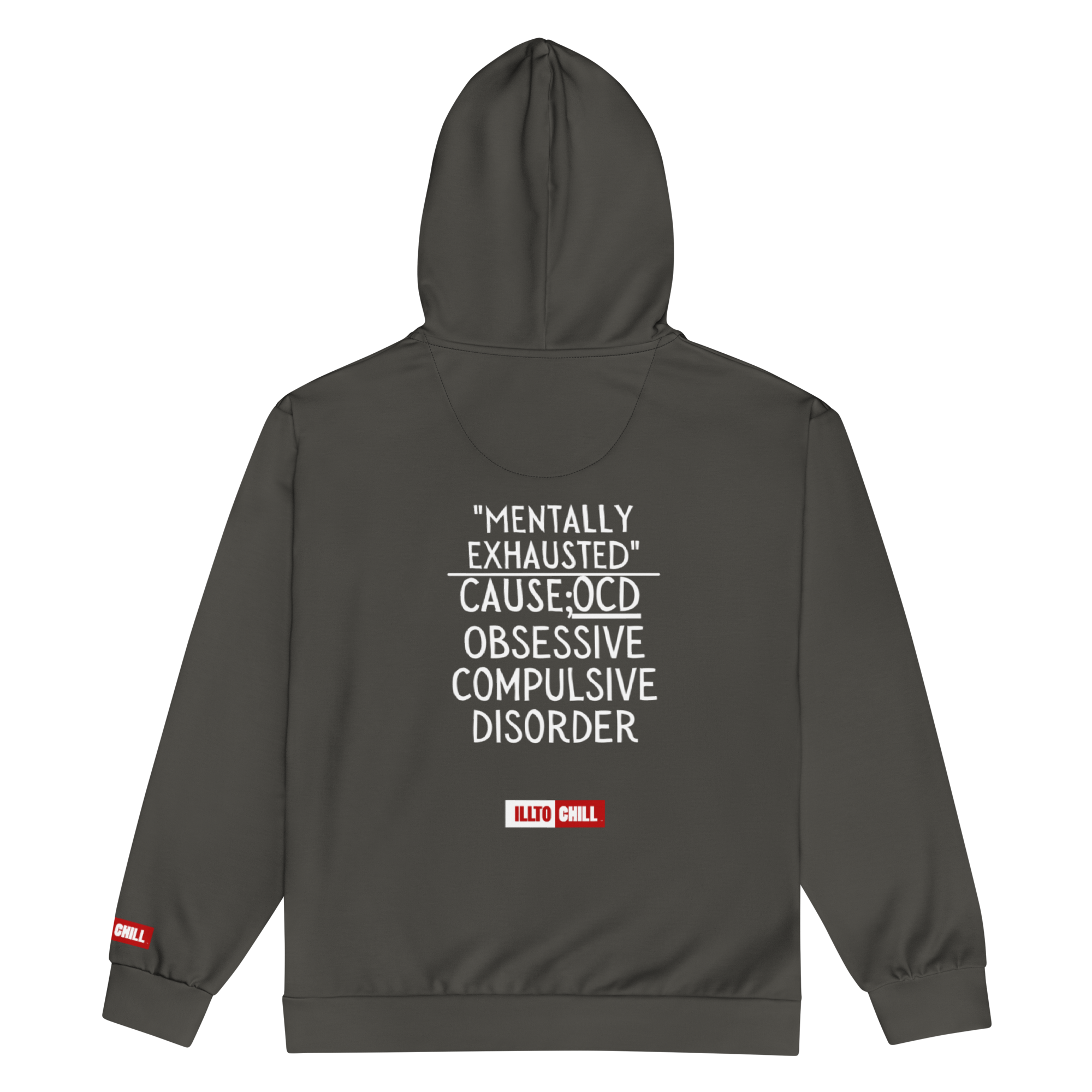 OCD Zipped Up and Unashamed: Unisex Zip Hoodie for the OCD Community That Sets the Terms | ILLTOCHILL