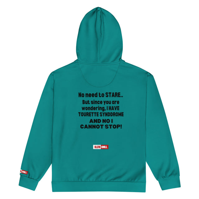 Unapologetically Tourettic Unisex Zip Hoodie | Wear It Without Explanation | ILLTOCHILL