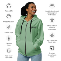 OCD Layered and Loud: Unisex Zip Hoodie for Every Intrusive Thinker | ILLTOCHILL