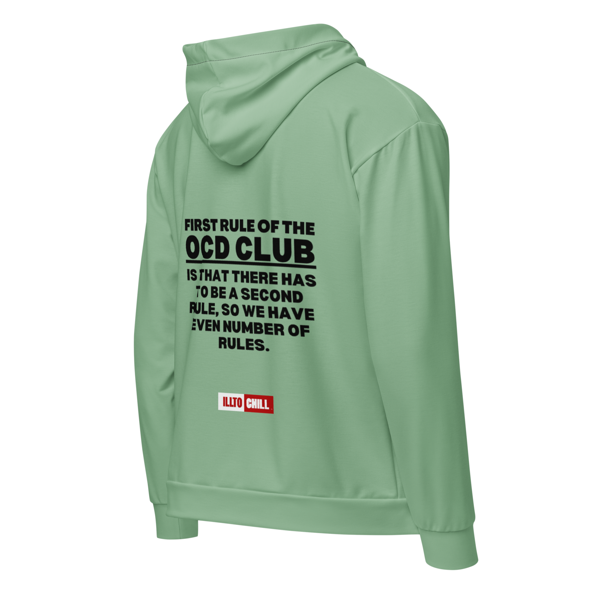 OCD Layered and Loud: Unisex Zip Hoodie for Every Intrusive Thinker | ILLTOCHILL