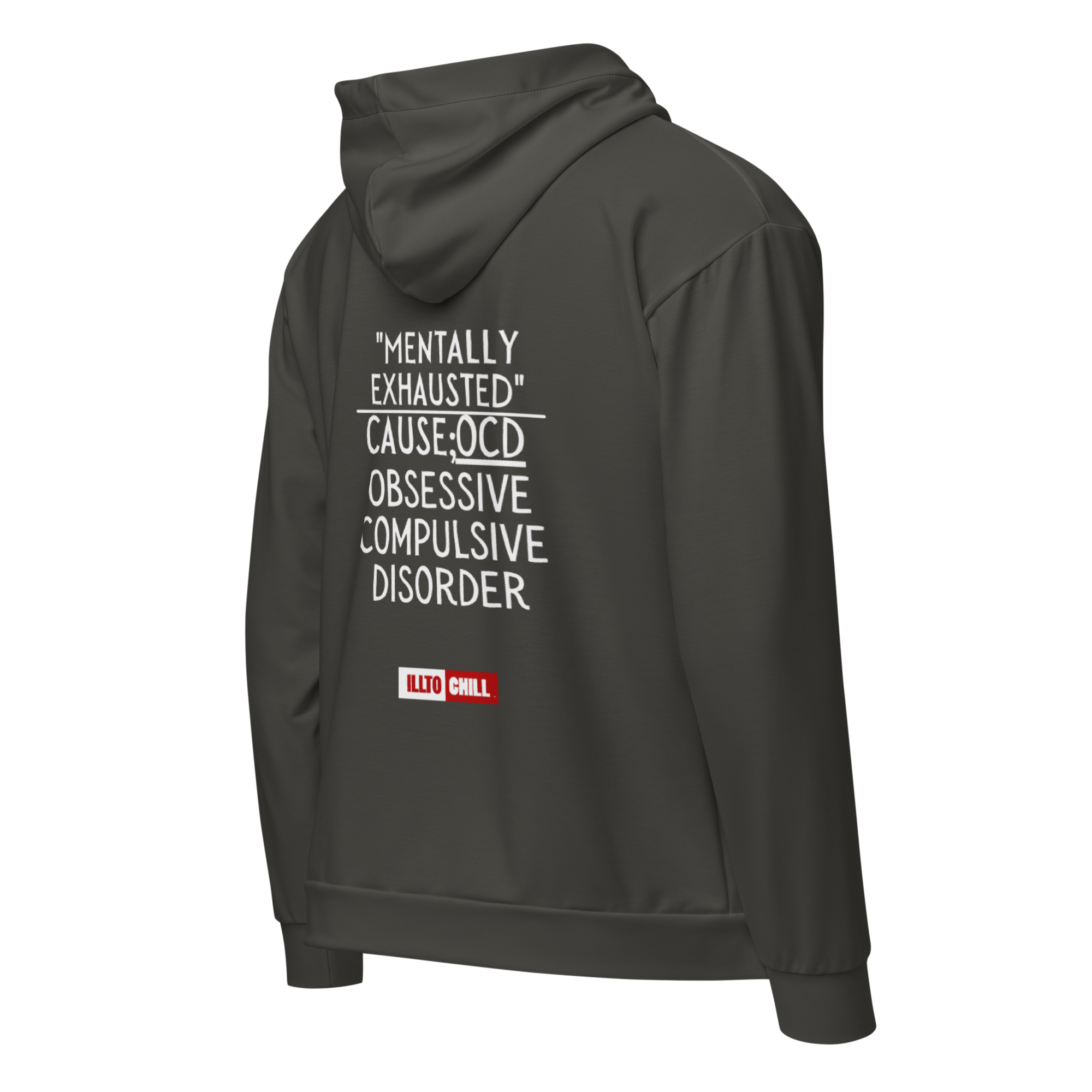 OCD Zipped Up and Unashamed: Unisex Zip Hoodie for the OCD Community That Sets the Terms | ILLTOCHILL