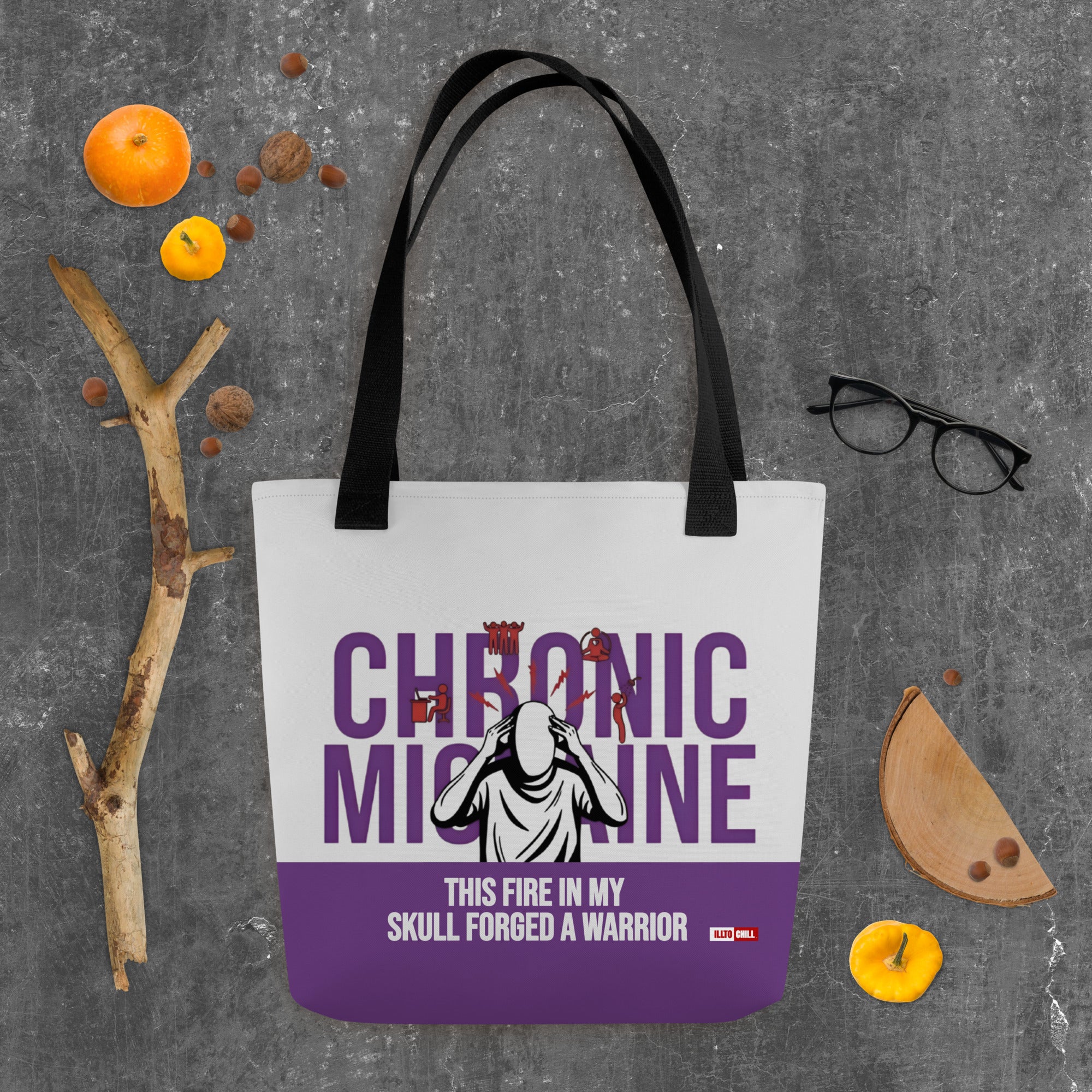 Carry Your Reality Chronic Migraine Tote – ILLTOCHILL