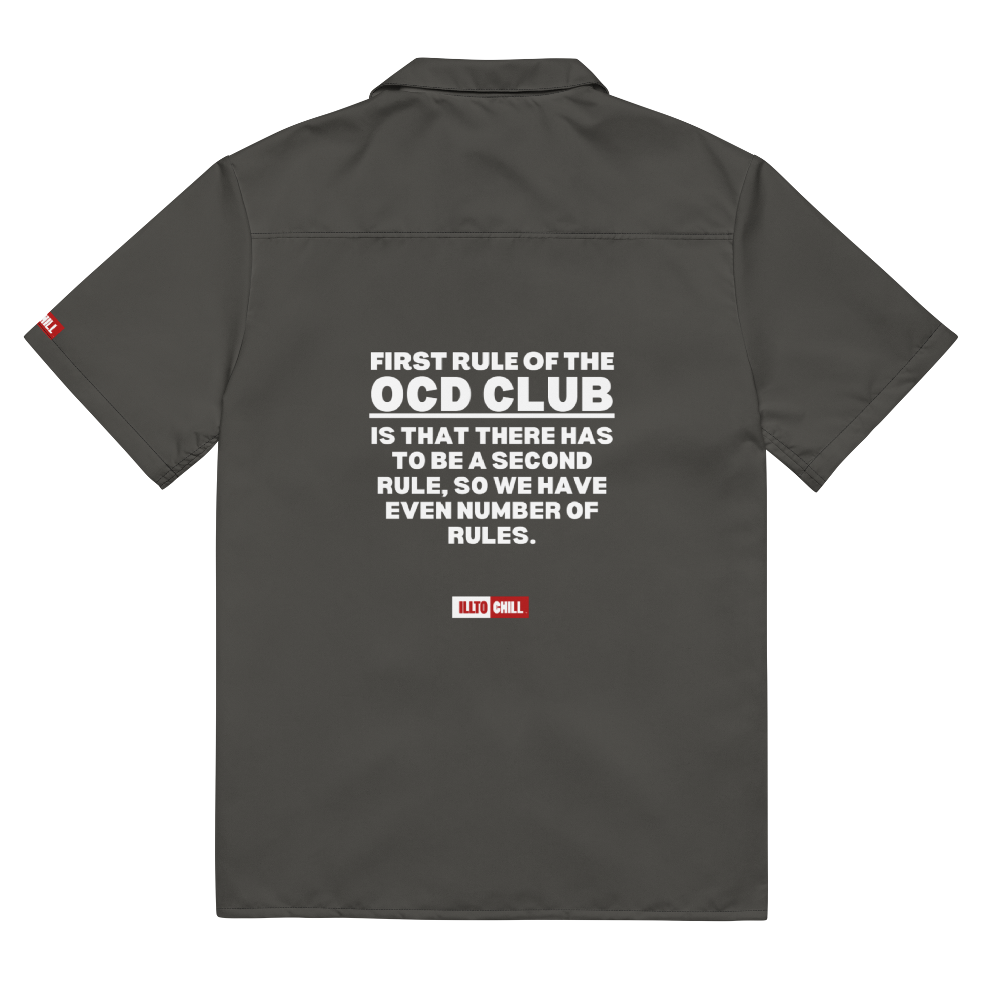 OCD Showing Up Loud: Unisex Button Shirt for the OCD Community | ILLTOCHILL