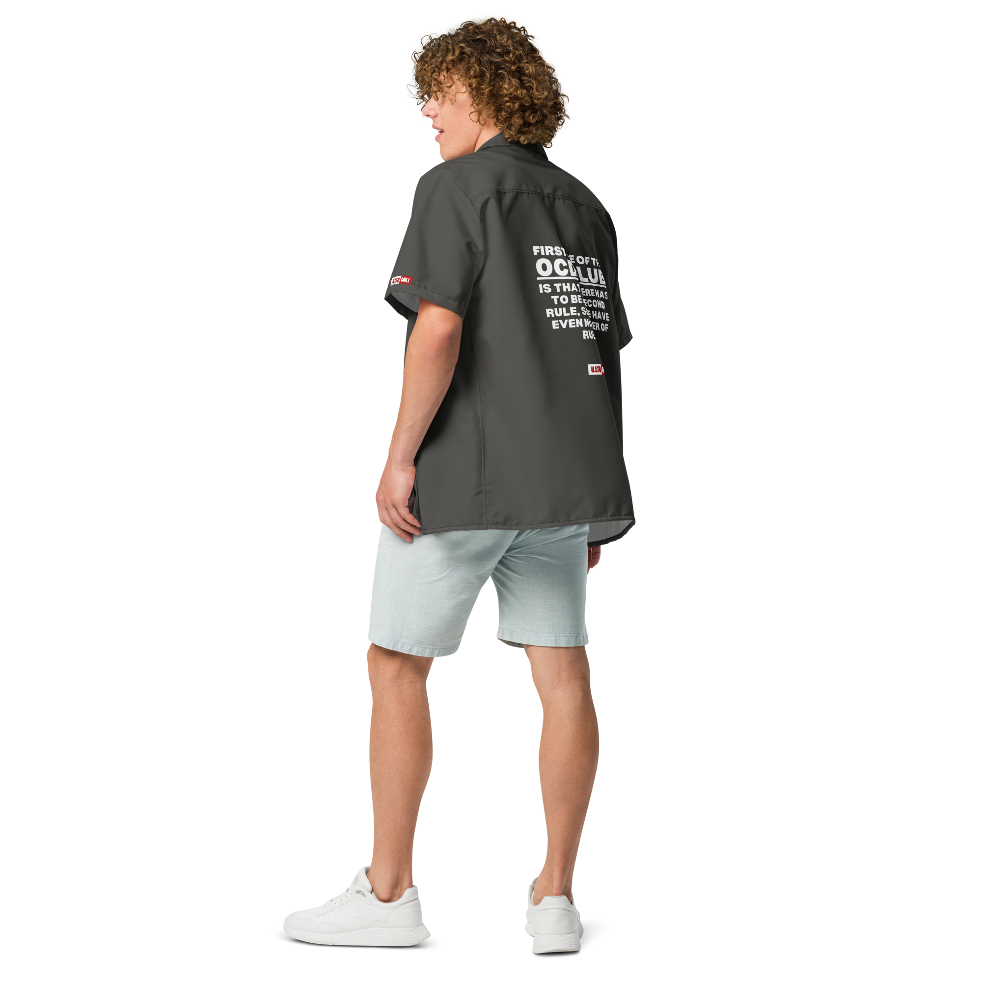 OCD Showing Up Loud: Unisex Button Shirt for the OCD Community | ILLTOCHILL