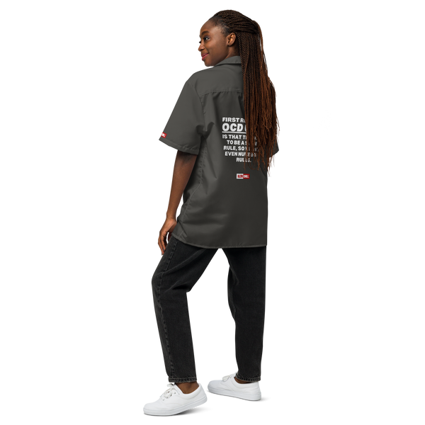OCD Unisex button shirt