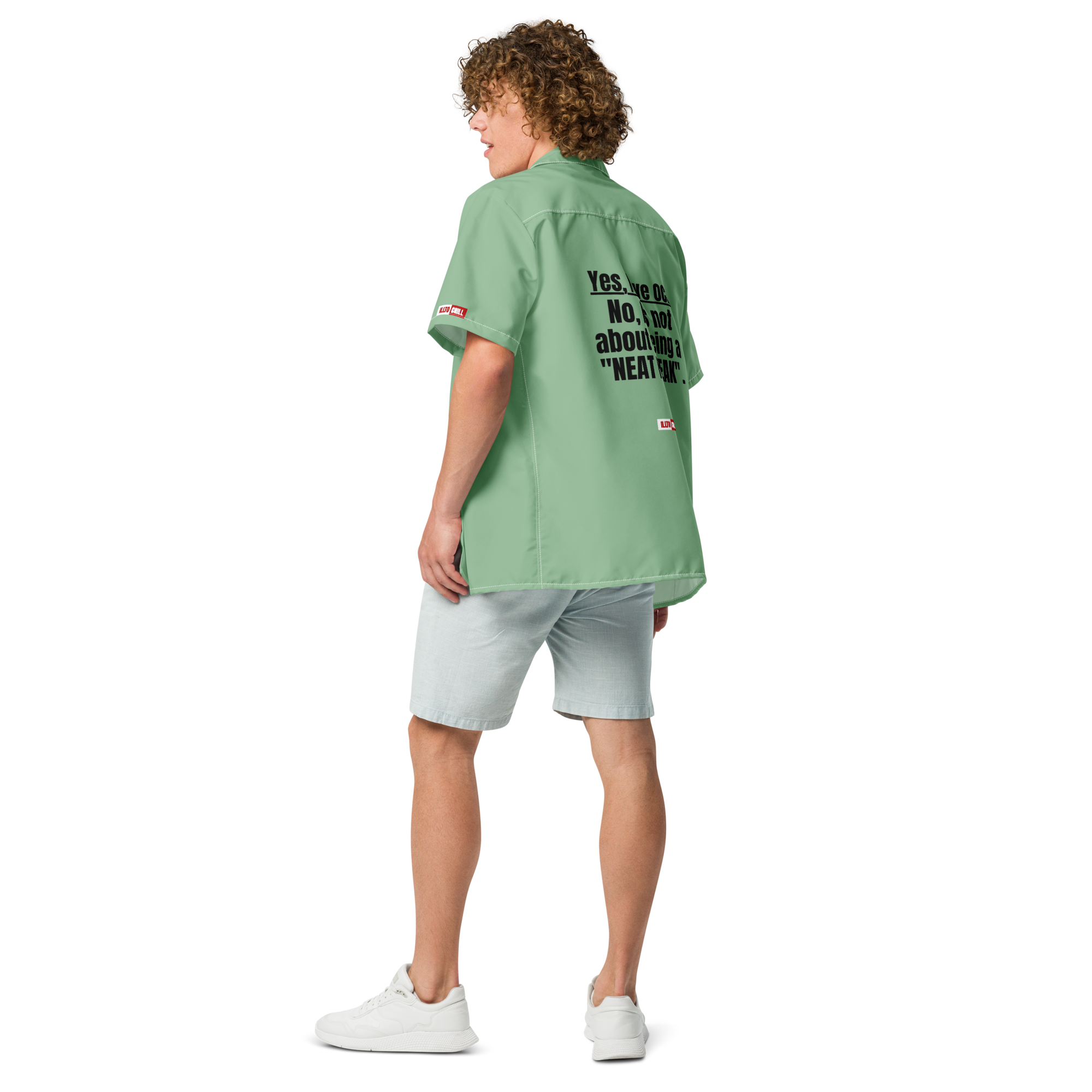 OCD Buttoned Up and Unbothered: Unisex Button Shirt for the OCD Community That Dresses on Its Own Terms | ILLTOCHILL