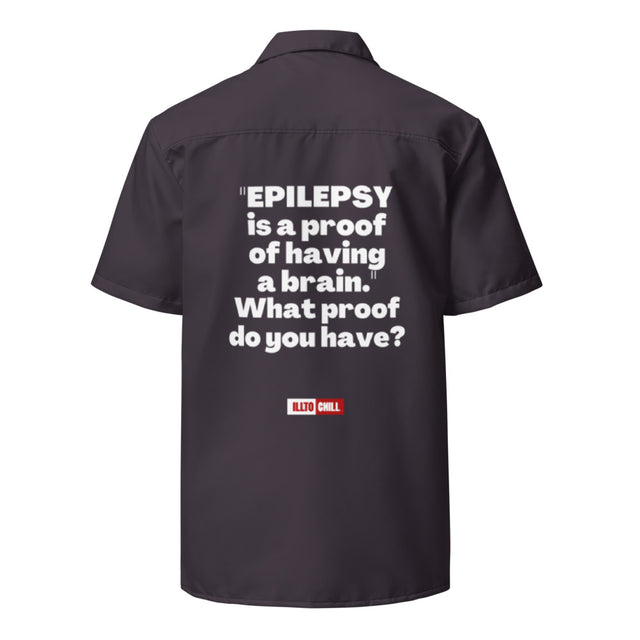 Epilepsy Unisex Button Shirt Buttoned Up in Epileptic Identity and Community Solidarity | ILLTOCHILL
