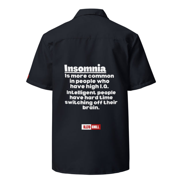 Insomnia Never Sleeps on Style: Unisex Button Shirt for Night-Life Lifers | ILLTOCHILL