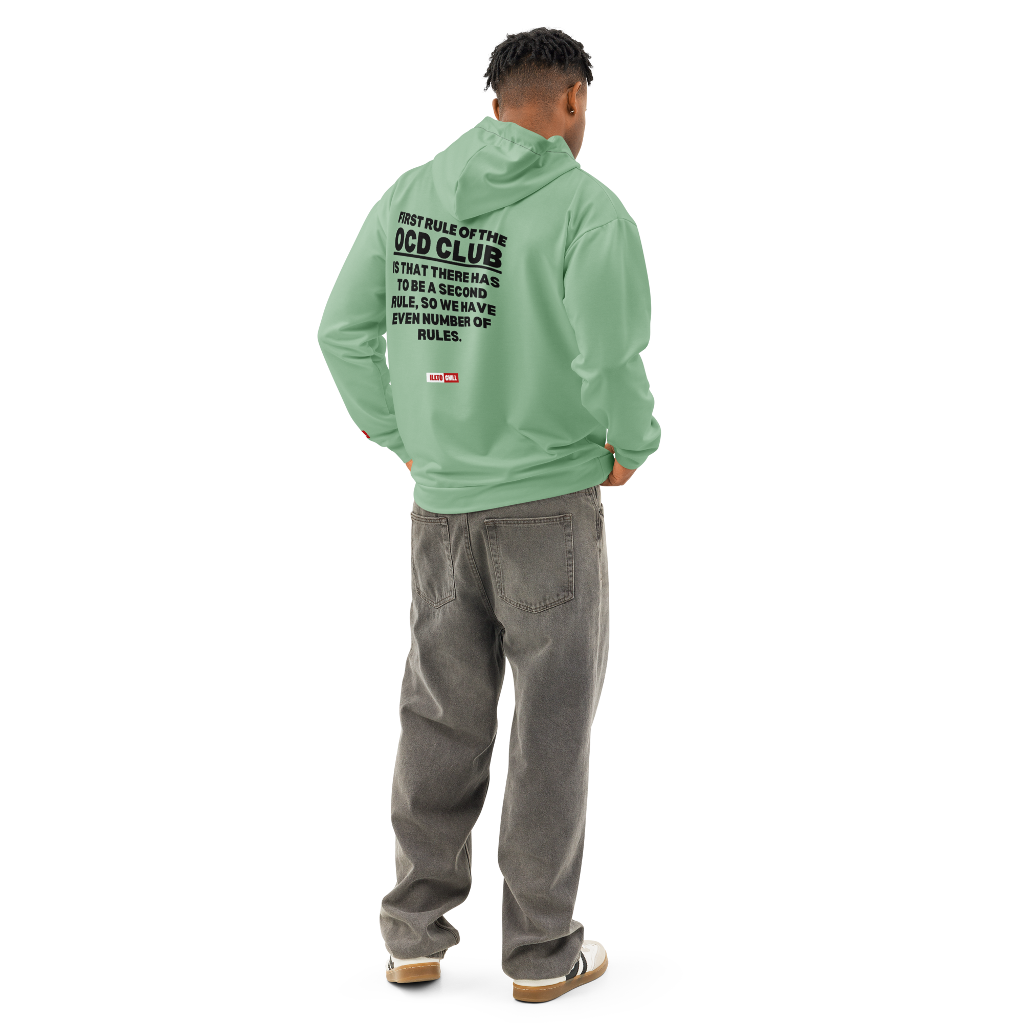OCD Wrapped in It: Unisex Cotton Hoodie for the OCD Community That Wears Its Truth | ILLTOCHILL