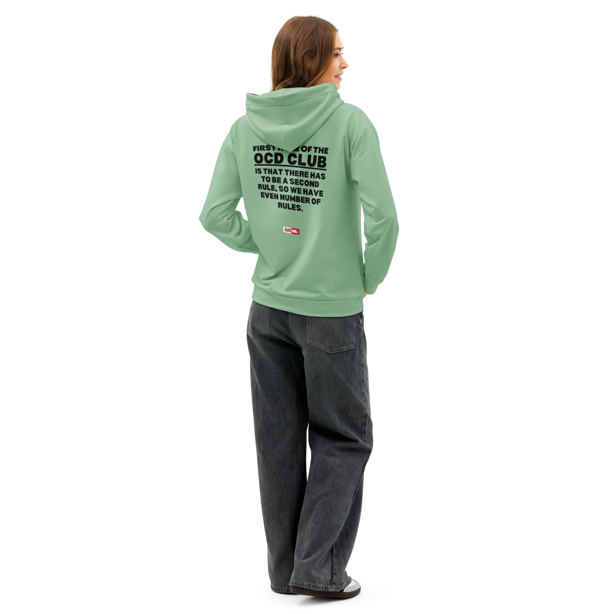 OCD Wrapped in It: Unisex Cotton Hoodie for the OCD Community That Wears Its Truth | ILLTOCHILL