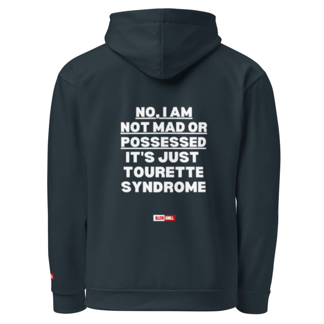 Tourettic and Unashamed | Unisex Cotton Hoodie for the Tourette Community | ILLTOCHILL