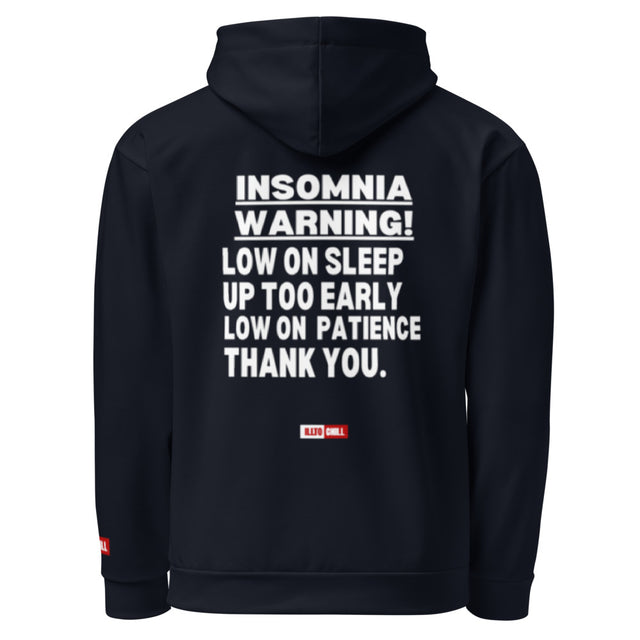 Insomnia Claimed the Night: Unisex Cotton Hoodie for the Wide-Awake Crew | ILLTOCHILL