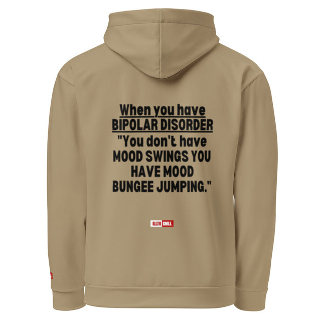 Bipolar and Unbothered Unisex Cotton Hoodie | ILLTOCHILL