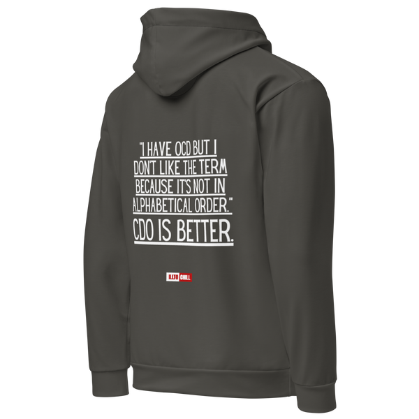 OCD Unisex cotton hoodie