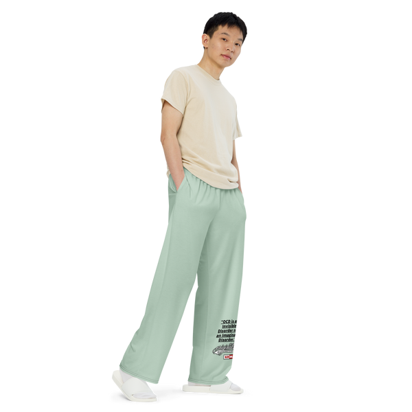 OCD All-over print unisex wide-leg pants