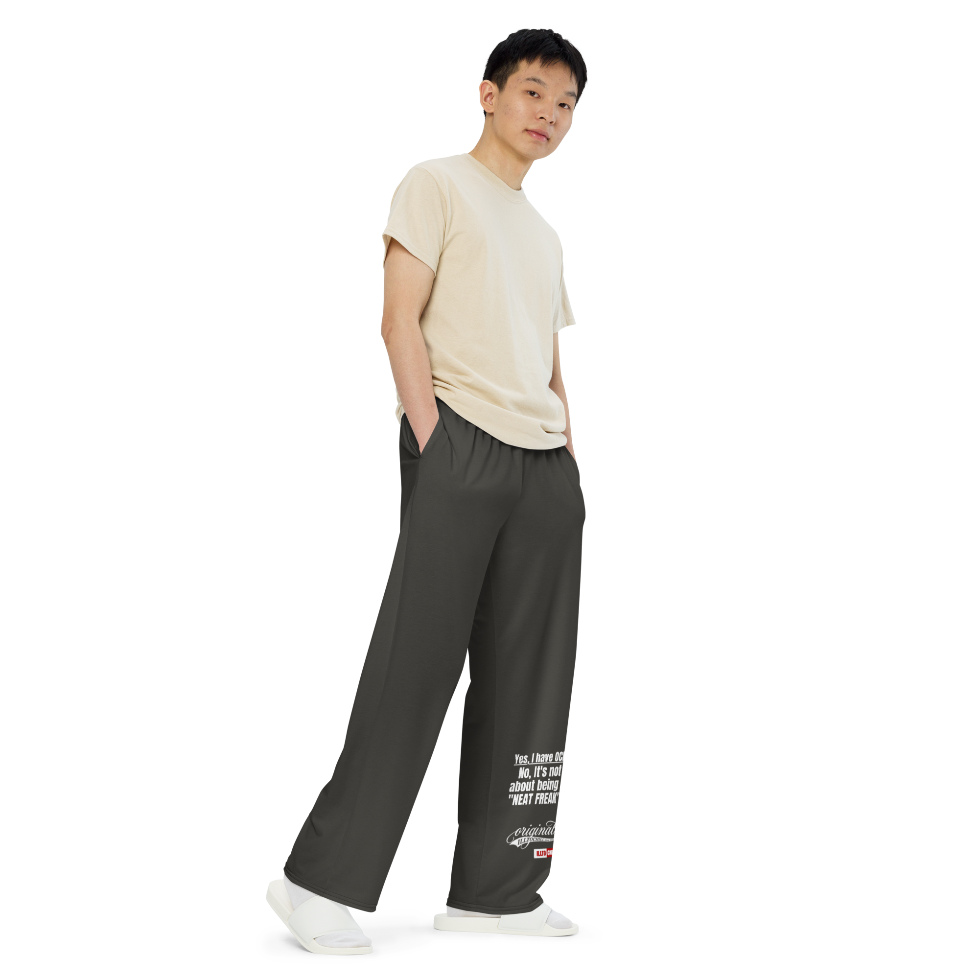 OCD Unapologetic: All Over Print Unisex Wide Leg Pants for the Community | ILLTOCHILL