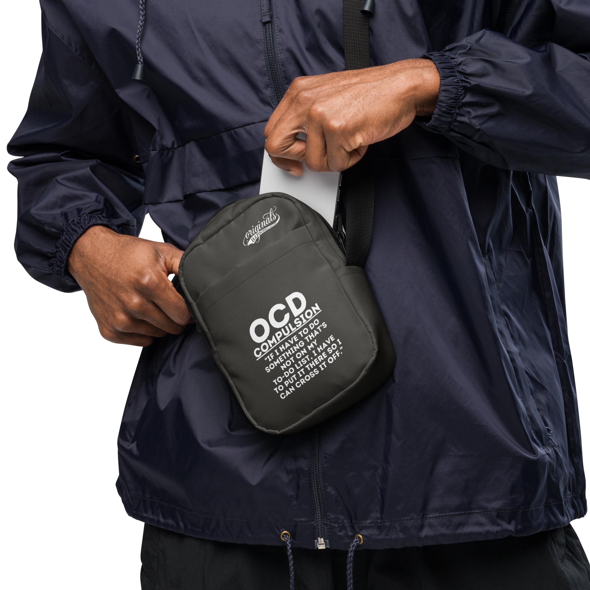 OCD Loud and Out Here: Utility Crossbody Bag for the OCD Community | ILLTOCHILL